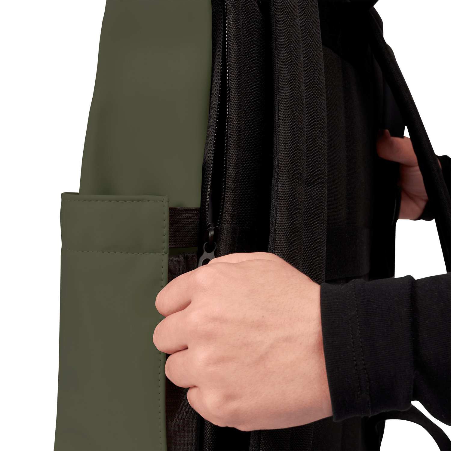 Mochila Roll Top Notebook One Verde 17 L