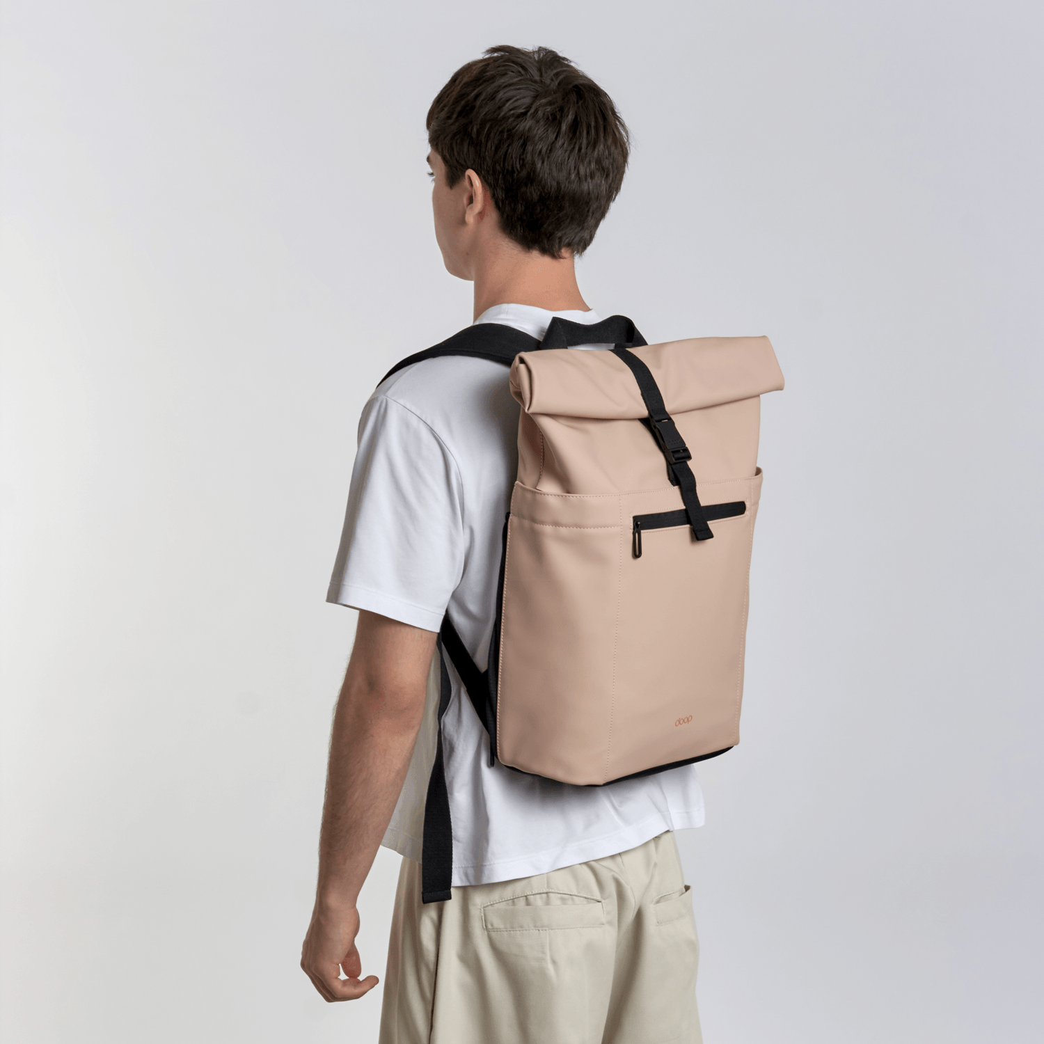 Mochila Roll Top Notebook One Rosada 11 L