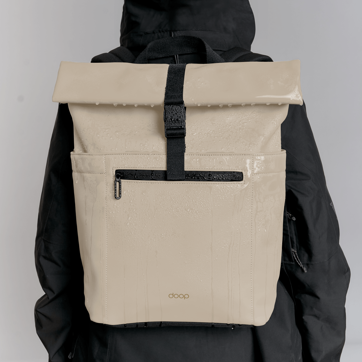 Mochila Roll Top Notebook One Beige 17 L